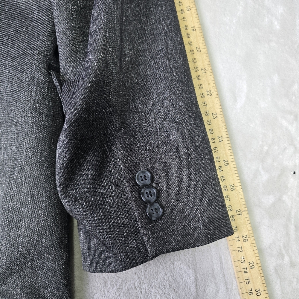 CIRCLE S Mens Yolk Gray black WESTERN cowboy sport coat suit jacket blazer 44L - Picture 8 of 10